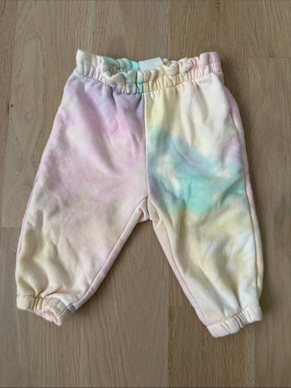 GAP Tie-Dye Set & Pink Llama Top with Black Sparkle Leggings